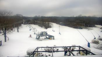 Weather camera view of Powder Ridge Ski Resort.