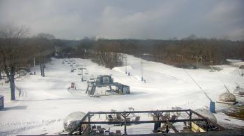 Weather camera view of Powder Ridge Ski Resort.