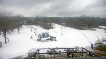 Weather camera view of Powder Ridge Ski Resort.