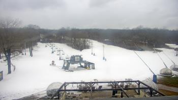 Weather camera view of Powder Ridge Ski Resort.