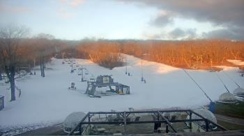 Weather camera view of Powder Ridge Ski Resort.