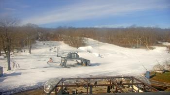 Weather camera view of Powder Ridge Ski Resort.