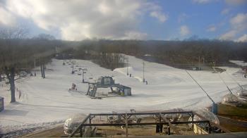 Weather camera view of Powder Ridge Ski Resort.