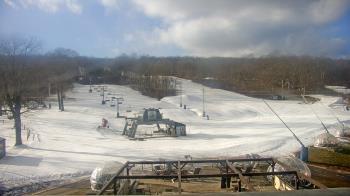 Weather camera view of Powder Ridge Ski Resort.
