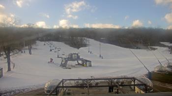 Weather camera view of Powder Ridge Ski Resort.