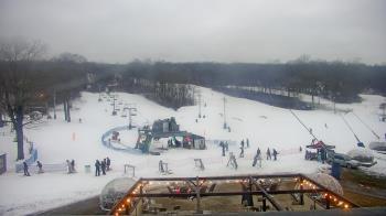 Weather camera view of Powder Ridge Ski Resort.