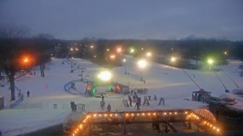 Weather camera view of Powder Ridge Ski Resort.