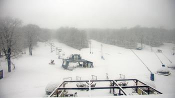 Weather camera view of Powder Ridge Ski Resort.