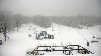 Weather camera view of Powder Ridge Ski Resort.