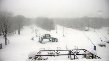 Weather camera view of Powder Ridge Ski Resort.