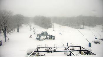 Weather camera view of Powder Ridge Ski Resort.