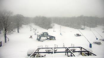 Weather camera view of Powder Ridge Ski Resort.