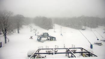 Weather camera view of Powder Ridge Ski Resort.