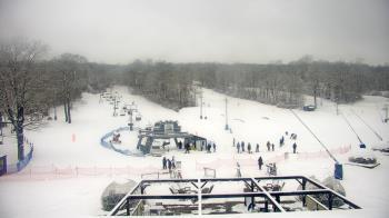 Weather camera view of Powder Ridge Ski Resort.