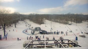 Weather camera view of Powder Ridge Ski Resort.