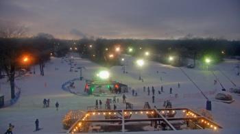 Weather camera view of Powder Ridge Ski Resort.