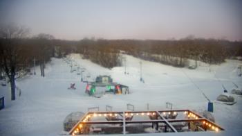 Weather camera view of Powder Ridge Ski Resort.