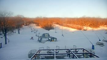 Weather camera view of Powder Ridge Ski Resort.