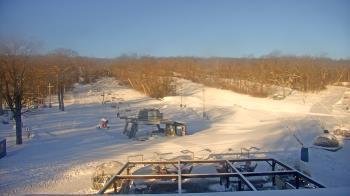 Weather camera view of Powder Ridge Ski Resort.