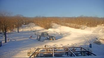 Weather camera view of Powder Ridge Ski Resort.