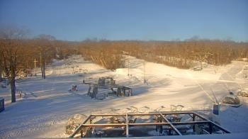Weather camera view of Powder Ridge Ski Resort.