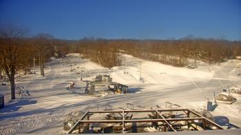 Weather camera view of Powder Ridge Ski Resort.