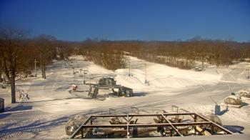 Weather camera view of Powder Ridge Ski Resort.