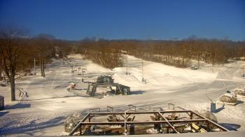 Weather camera view of Powder Ridge Ski Resort.