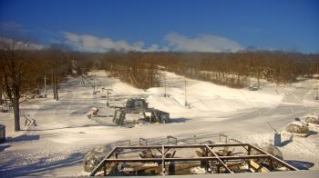 Weather camera view of Powder Ridge Ski Resort.