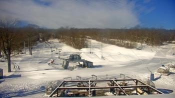 Weather camera view of Powder Ridge Ski Resort.