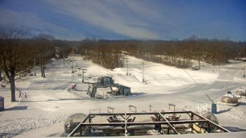 Weather camera view of Powder Ridge Ski Resort.