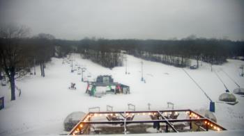 Weather camera view of Powder Ridge Ski Resort.