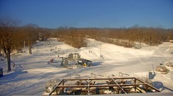 Weather camera view of Powder Ridge Ski Resort.