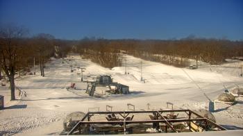 Weather camera view of Powder Ridge Ski Resort.