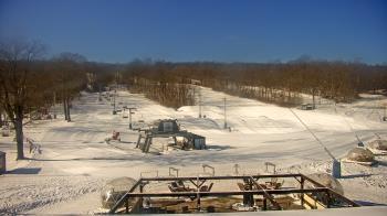Weather camera view of Powder Ridge Ski Resort.
