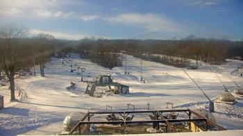 Weather camera view of Powder Ridge Ski Resort.