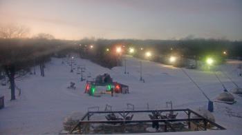 Weather camera view of Powder Ridge Ski Resort.