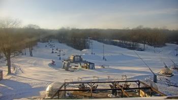 Weather camera view of Powder Ridge Ski Resort.