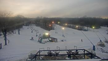 Weather camera view of Powder Ridge Ski Resort.