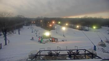 Weather camera view of Powder Ridge Ski Resort.