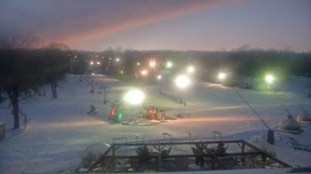 Weather camera view of Powder Ridge Ski Resort.