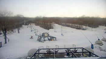 Weather camera view of Powder Ridge Ski Resort.