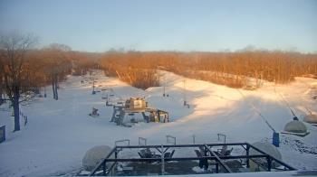 Weather camera view of Powder Ridge Ski Resort.