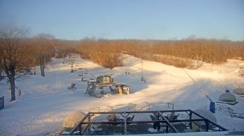 Weather camera view of Powder Ridge Ski Resort.