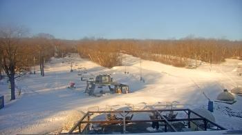 Weather camera view of Powder Ridge Ski Resort.