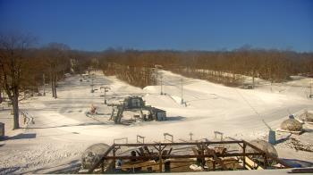 Weather camera view of Powder Ridge Ski Resort.