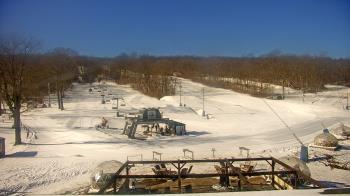 Weather camera view of Powder Ridge Ski Resort.
