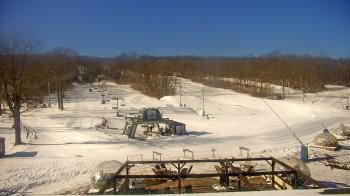 Weather camera view of Powder Ridge Ski Resort.