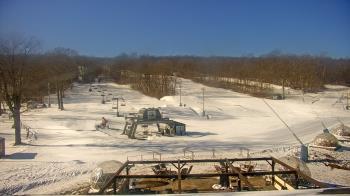 Weather camera view of Powder Ridge Ski Resort.