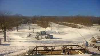 Weather camera view of Powder Ridge Ski Resort.